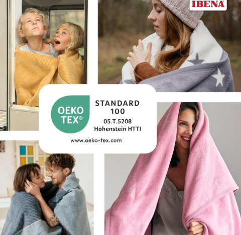 Ibena Porto Koc do Wtulania Się 150 x 200 cm Ibena Porto Koc do Wtulania Się 150 x 200 cm