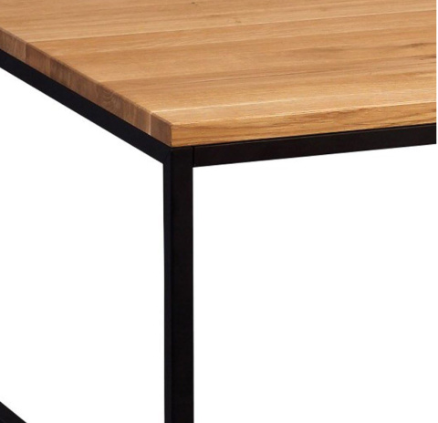 Stolik kawowy z dzikiego dębu 110 x 60 cm oak Stolik kawowy z dzikiego dębu 110 x 60 cm oak