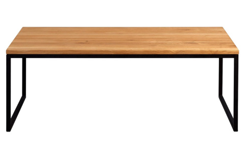 Stolik kawowy z dzikiego dębu 110 x 60 cm oak Stolik kawowy z dzikiego dębu 110 x 60 cm oak