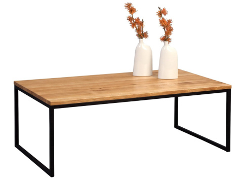 Stolik kawowy z dzikiego dębu 110 x 60 cm oak Stolik kawowy z dzikiego dębu 110 x 60 cm oak