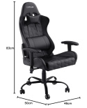 Trust Gaming GXT 708 Resto – krzesło gamingowe, czarne, ergonomiczne