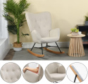 Fotel bujany MEUBLE COSY – elegancja i komfort w skandynawskim stylu