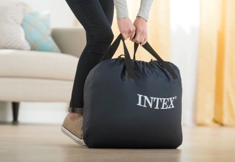 Materac 2-osobowy INTEX Ultra Plush Queen 152x203x46 cm z pompką Materac 2-osobowy INTEX Ultra Plush Queen 152x203x46 cm z pompką