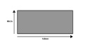 wash+dry Wycieraczka – Shades of Grey 140 x 60 cm