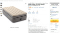 Intex 64162ND Materac Dura-Beam Prime Comfort Singolo z wbudowaną pompką