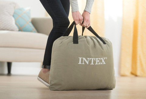 Intex 64162ND Materac Dura-Beam Prime Comfort Singolo z wbudowaną pompką Intex 64162ND Materac Dura-Beam Prime Comfort Singolo z wbudowaną pompką