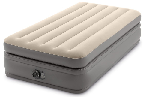 Intex 64162ND Materac Dura-Beam Prime Comfort Singolo z wbudowaną pompką Intex 64162ND Materac Dura-Beam Prime Comfort Singolo z wbudowaną pompką