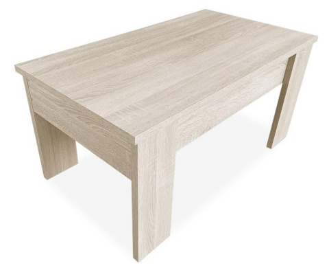 Stolik Kawowy Alaska – Drewniany Stolik Cambria z Regulowaną Wysokością, 90 x 50 x 46/57 cm Stolik Kawowy Alaska – Drewniany Stolik Cambria z Regulowaną Wysokością, 90 x 50 x 46/57 cm
