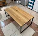 Stolik kawowy z dzikiego dębu 110 x 60 cm oak
