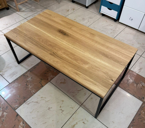 Stolik kawowy z dzikiego dębu 110 x 60 cm oak Stolik kawowy z dzikiego dębu 110 x 60 cm oak