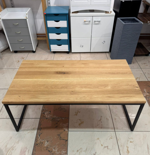 Stolik kawowy z dzikiego dębu 110 x 60 cm oak Stolik kawowy z dzikiego dębu 110 x 60 cm oak