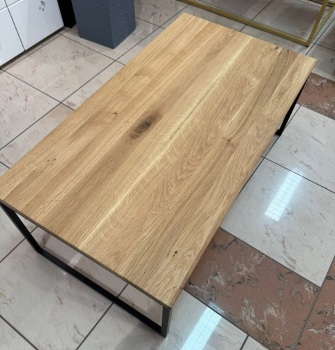 Stolik kawowy z dzikiego dębu 110 x 60 cm oak Stolik kawowy z dzikiego dębu 110 x 60 cm oak