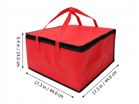 Torba izolacyjna na lunch – przenośna torba bento, czerwona Torba izolacyjna na lunch – przenośna torba bento, czerwona