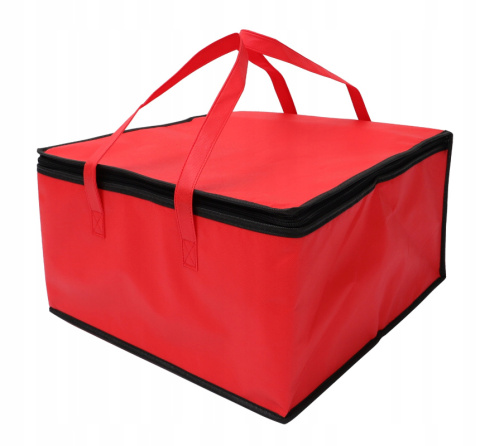 Torba izolacyjna na lunch – przenośna torba bento, czerwona Torba izolacyjna na lunch – przenośna torba bento, czerwona