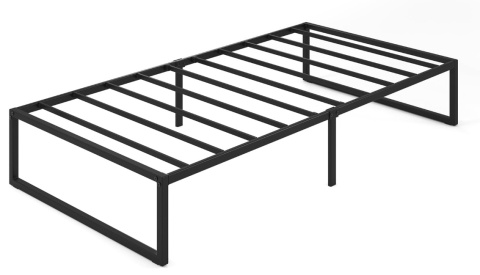 Zinus Lorelai – metalowe łóżko 100 x 200 cm, czarne Zinus Lorelai – metalowe łóżko 100 x 200 cm, czarne