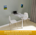 Funkcjonalny składany stolik ścienny 74 cm KDR Funkcjonalny składany stolik ścienny 74 cm KDR