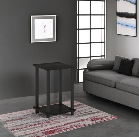 Furinno Simplistic – stolik nocny z półką Furinno Simplistic – stolik nocny z półką