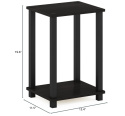 Furinno Simplistic – stolik nocny z półką