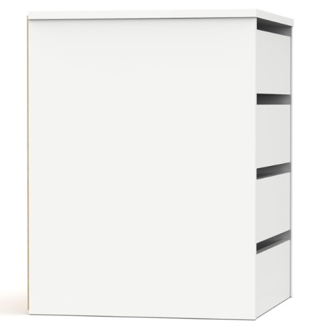 Komoda MUEBLES PITARCH Tibet – 4 szuflady, biały wysoki połysk Komoda MUEBLES PITARCH Tibet – 4 szuflady, biały wysoki połysk
