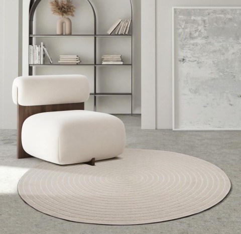 Dywan Santo Plus Kremowy Okrągły 120 cm Boho | Dywan Santo Plus Kremowy Okrągły 120 cm Boho |