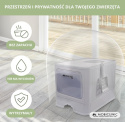 Mobiclinic® Pets – kuweta dla kota z daszkiem