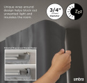 Umbra Twilight – rozszerzalny karnisz zaciemniający 167-365 cm