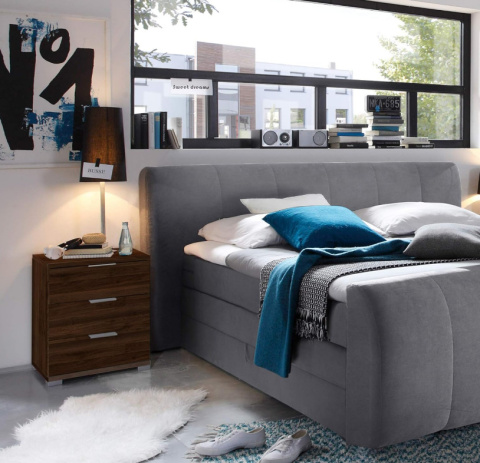 Stolik nocny Columbia – 3 szuflady, orzech Stolik nocny Columbia – 3 szuflady, orzech