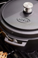 RÖSLE VARIO Dutch Oven - Garnek z emaliowanego żeliwa z pokrywką-patelnią, 8,5 l