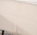 MEUBLE COSY hoker, krzesło barowe z oparciem i podnóżkiem, siedzisko 75 cm