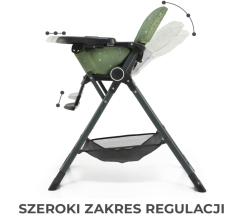 Kinderkraft FOLDEE Krzesełko do karmienia Zielone Kinderkraft FOLDEE Krzesełko do karmienia Zielone