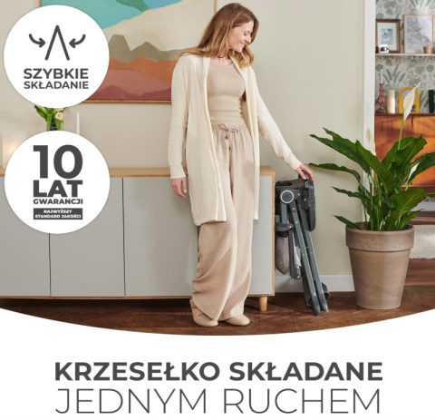 Kinderkraft FOLDEE Krzesełko do karmienia Zielone Kinderkraft FOLDEE Krzesełko do karmienia Zielone