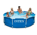 Intex 28200NP Basen Ogrodowy Stelażowy Okrągły Niebieski 305 x 76 cm