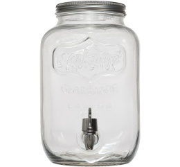 Saveur et Degustation FONTAINE GLASS DRINK 4l Bezbarwny Słój Pojemnik na lemoniadę