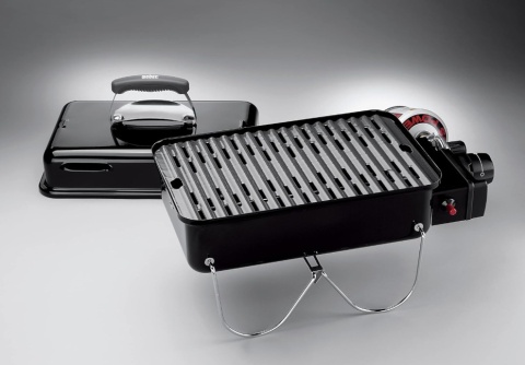 Weber Go-Anywhere Grill Gazowy, Przenośny, Powierzchnia grilla 42x26 cm, Składane nóżki,Czarny (1141056) Weber Go-Anywhere Grill Gazowy, Przenośny, Powierzchnia grilla 42x26 cm, Składane nóżki,Czarny (1141056)