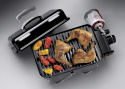Weber Go-Anywhere Grill Gazowy, Przenośny, Powierzchnia grilla 42x26 cm, Składane nóżki,Czarny (1141056)