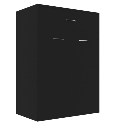 vidaXL – Szafka na buty, czarna, 60x35x84 cm vidaXL – Szafka na buty, czarna, 60x35x84 cm