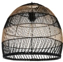 Beliani BUMI – lampa wisząca rattanowa naturalna boho 45 cm