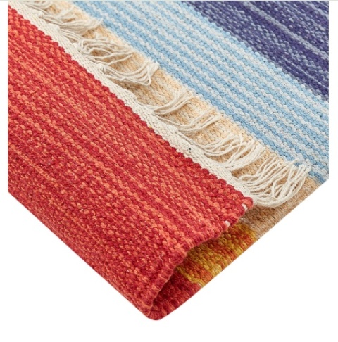Dywan bawełniany kilim 200 x 300 cm wielokolorowy KAMARIS Dywan bawełniany kilim 200 x 300 cm wielokolorowy KAMARIS
