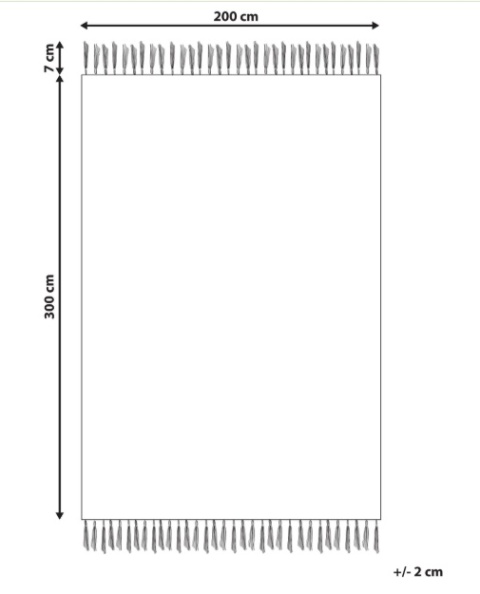 Dywan bawełniany kilim 200 x 300 cm wielokolorowy KAMARIS Dywan bawełniany kilim 200 x 300 cm wielokolorowy KAMARIS