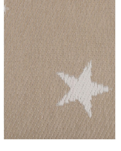 Dywan zewnętrzny Beliani LATUR – 120 x 180 cm, beżowy, wzór w gwiazdy Dywan zewnętrzny Beliani LATUR – 120 x 180 cm, beżowy, wzór w gwiazdy