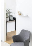 Elegancki Regał Ścienny PKline Jeppe - Biały Metal, Skandynawski Design