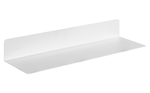 Elegancki Regał Ścienny PKline Jeppe - Biały Metal, Skandynawski Design Elegancki Regał Ścienny PKline Jeppe - Biały Metal, Skandynawski Design