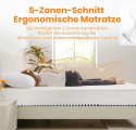 Good Nite Materac 140 x 200 cm H2/H3 5-strefowy z Certyfikatem Öko Tex
