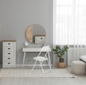 HJH Office TUDELA BASIC – Składane Krzesło Tapicerowane,