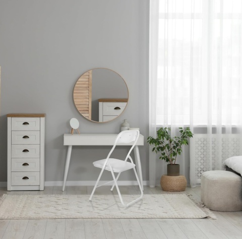 HJH Office TUDELA BASIC – Składane Krzesło Tapicerowane, HJH Office TUDELA BASIC – Składane Krzesło Tapicerowane,