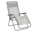 Leżak Lafuma Mobilier Fotel Relax R Clip – Luksusowy Fotel Wypoczynkowy z Pozycją Zero Grawitacji, Sztuczna Skóra, Żytni Beż