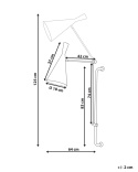 Lampa ścienna Modern Wall Light Marisa Beliani Kinkiet