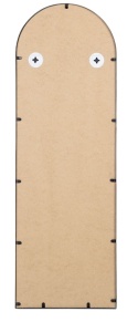 Lustro ścienne metalowe 40x120 cm czarne BROUAGE