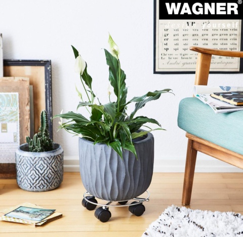WAGNER Rolka na Rośliny Chromowana Ø 23 x 6,5 cm - Mobilna Podstawka Pod Doniczkę do Wnętrz (Max. 60 kg) WAGNER Rolka na Rośliny Chromowana Ø 23 x 6,5 cm - Mobilna Podstawka Pod Doniczkę do Wnętrz (Max. 60 kg)
