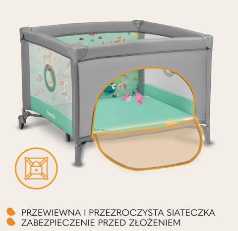 LIONELO MILLE Łóżeczko 2w1 Turystyczne i Kojec Dziecięcy do 15 kg LIONELO MILLE Łóżeczko 2w1 Turystyczne i Kojec Dziecięcy do 15 kg